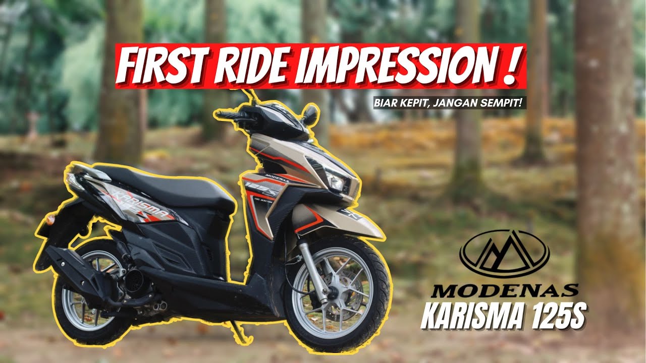 MODENAS KARISMA 125S 2022 🔥 : FIRST TIME BAWAK SKUTER !