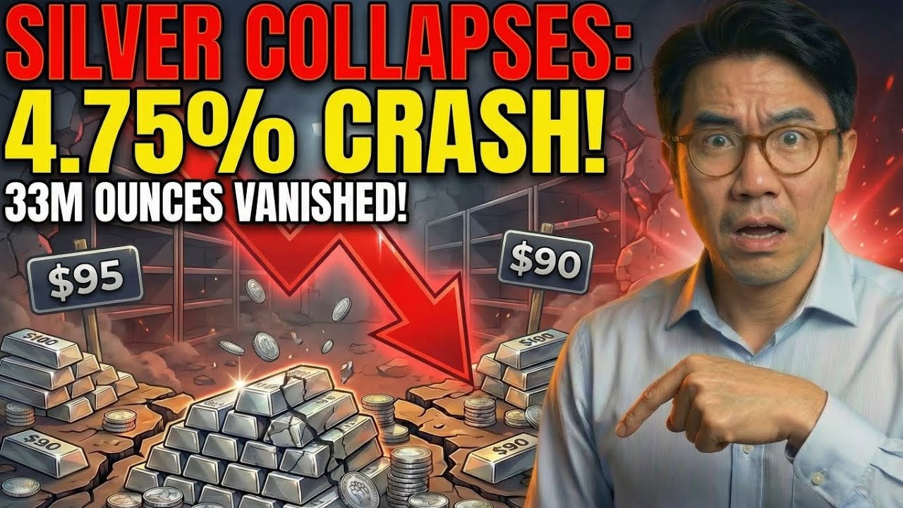 Silver Collapses 4.75% While 33M Ounces Vanish – Paper Says Sell, Vaults Say Empty