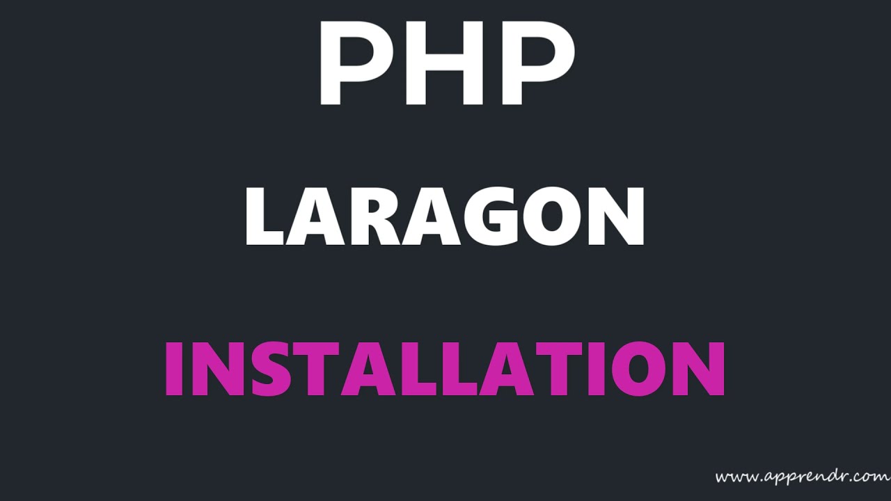Installing Laragon on windows