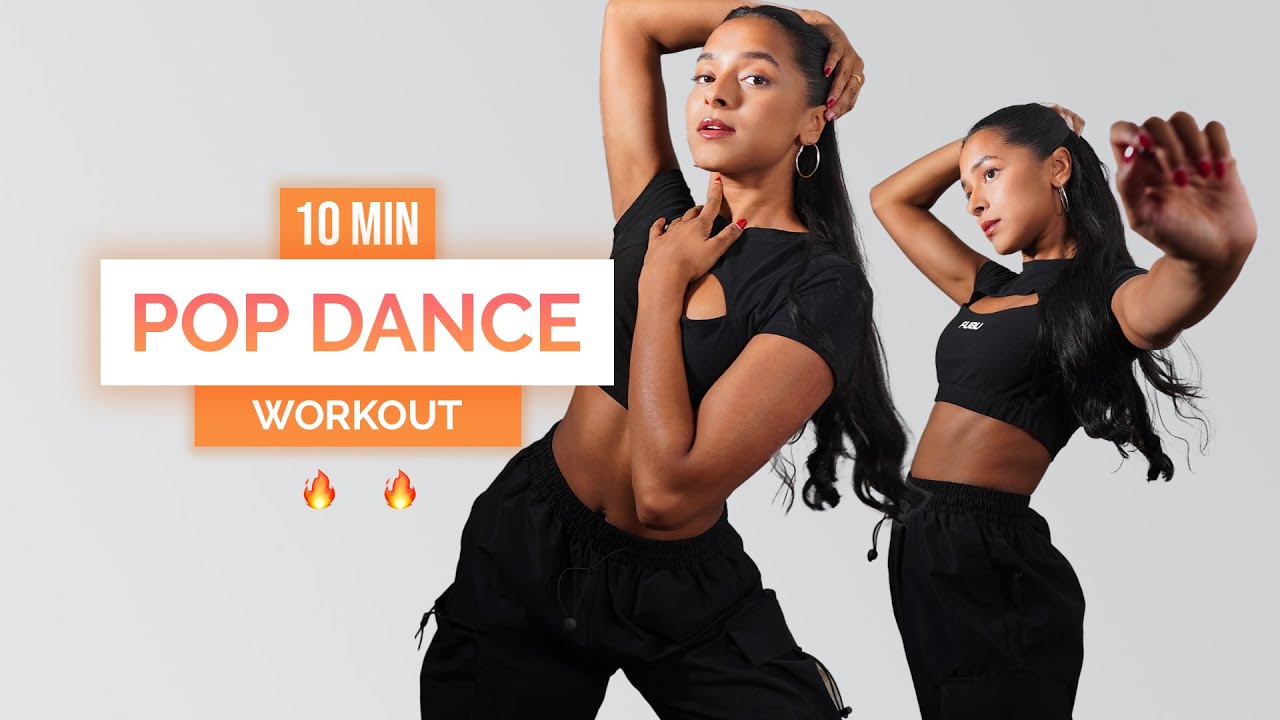 10 MIN. INTENSE POP DANCE WORKOUT - full body fat burn & dance to the beat (advanced, No Equipment)