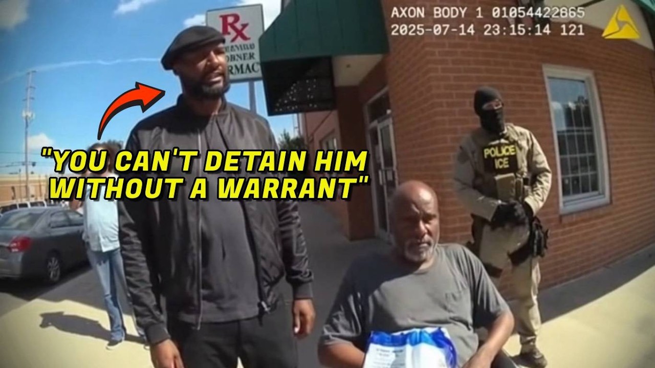 Black Panthers Stop ICE Agents from Detaining Disabled Black Man
