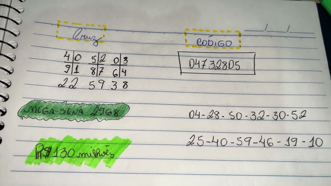 Mega sena 2968 130 milh&otilde;es simples 