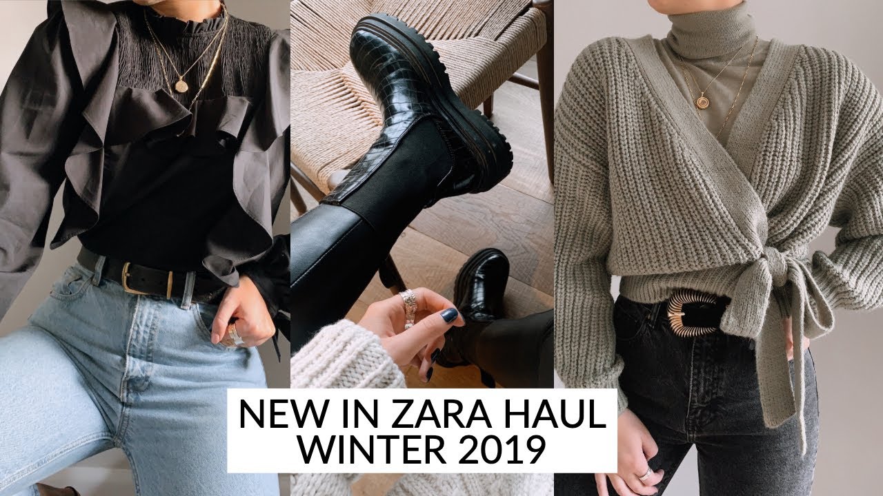 NEW IN ZARA HAUL WINTER 2019
