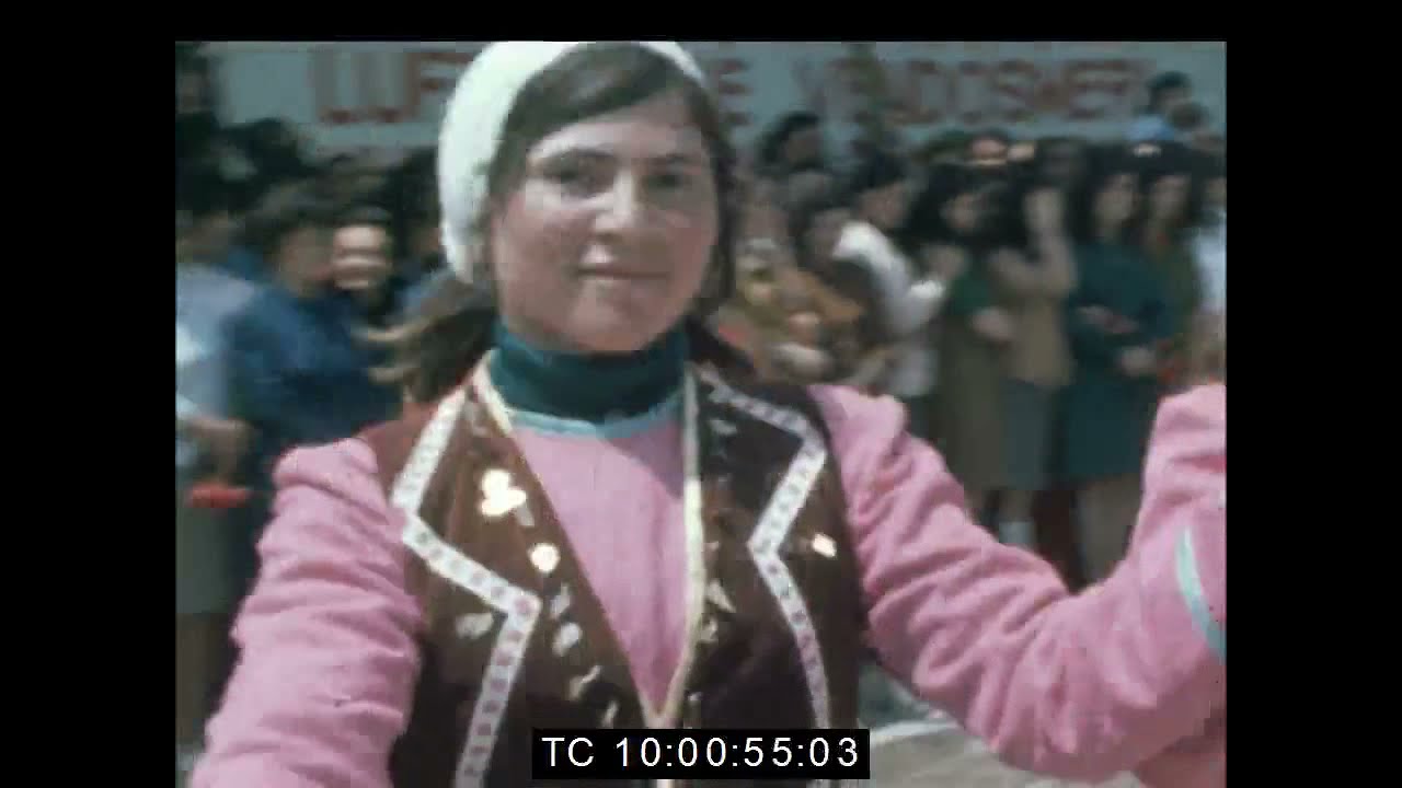 Përmeti në vitin 1971: Pamje panoramike e qytetit të Permetit.