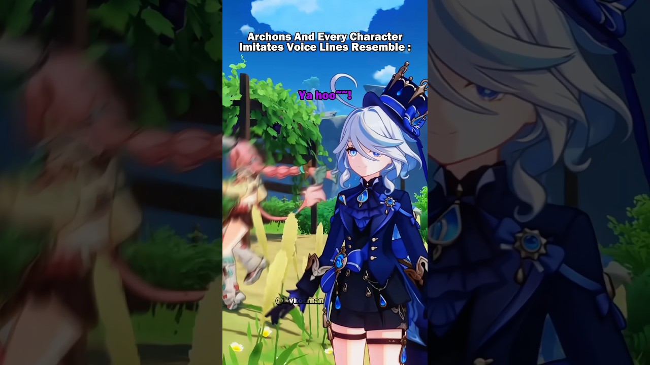 When Every Genshin Character Imitates Archon Voice lines | #genshinimpact