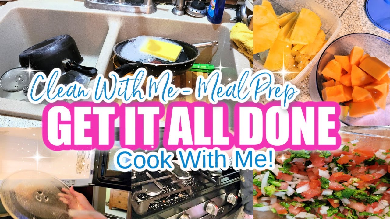 New Get it all done : Clean and Cook With Me 2022. New Cleaning motivation 2022