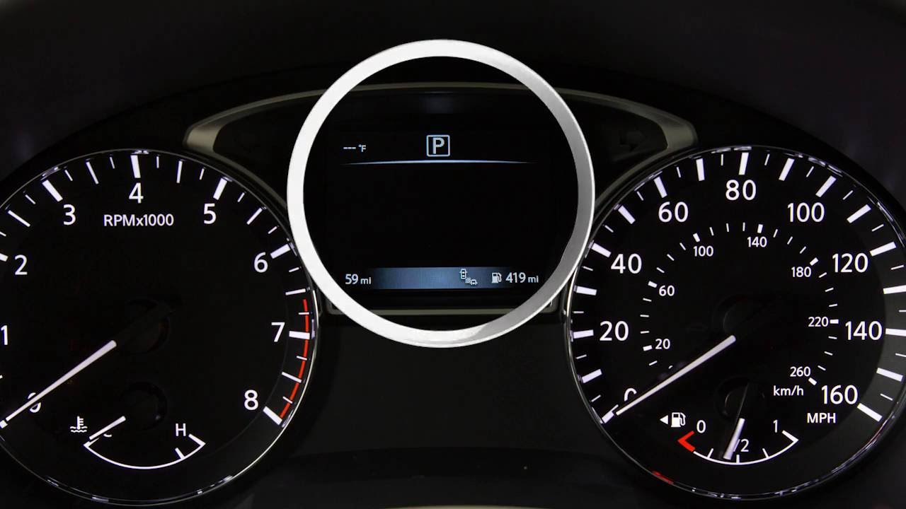 2017 Nissan Altima - Vehicle Information Display