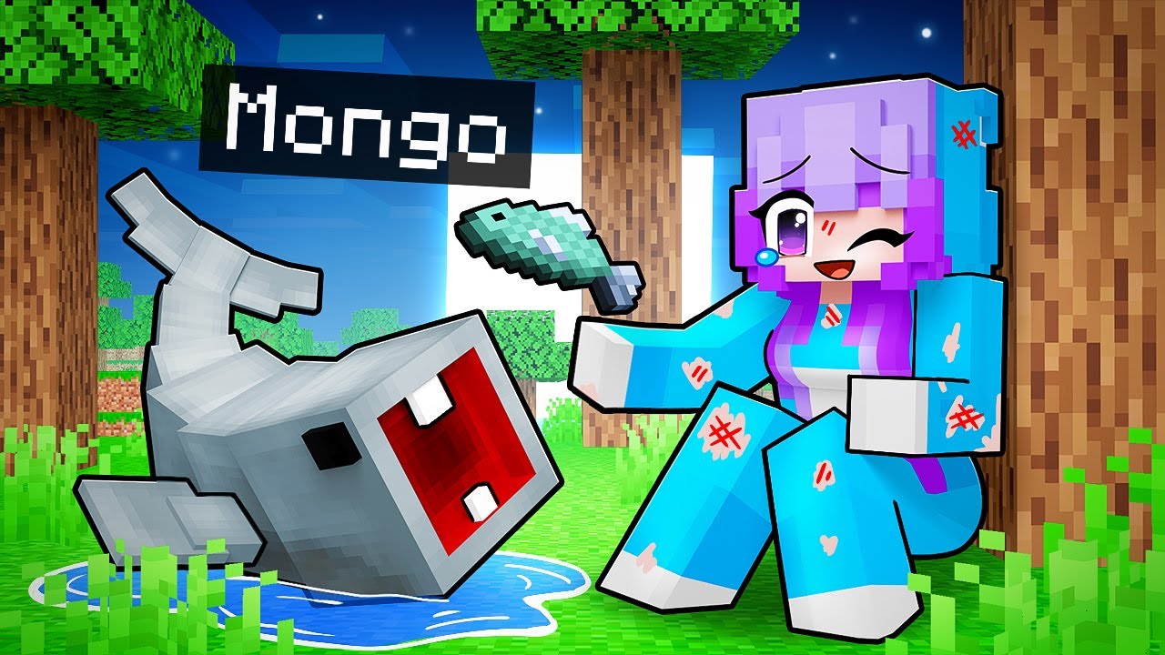 Playing as a BABY BLOOP in Minecraft!