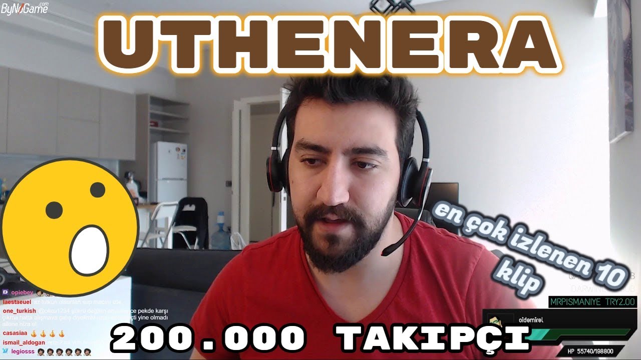 Uthenera En Çok İzlenen 10 Klip (Twitch)