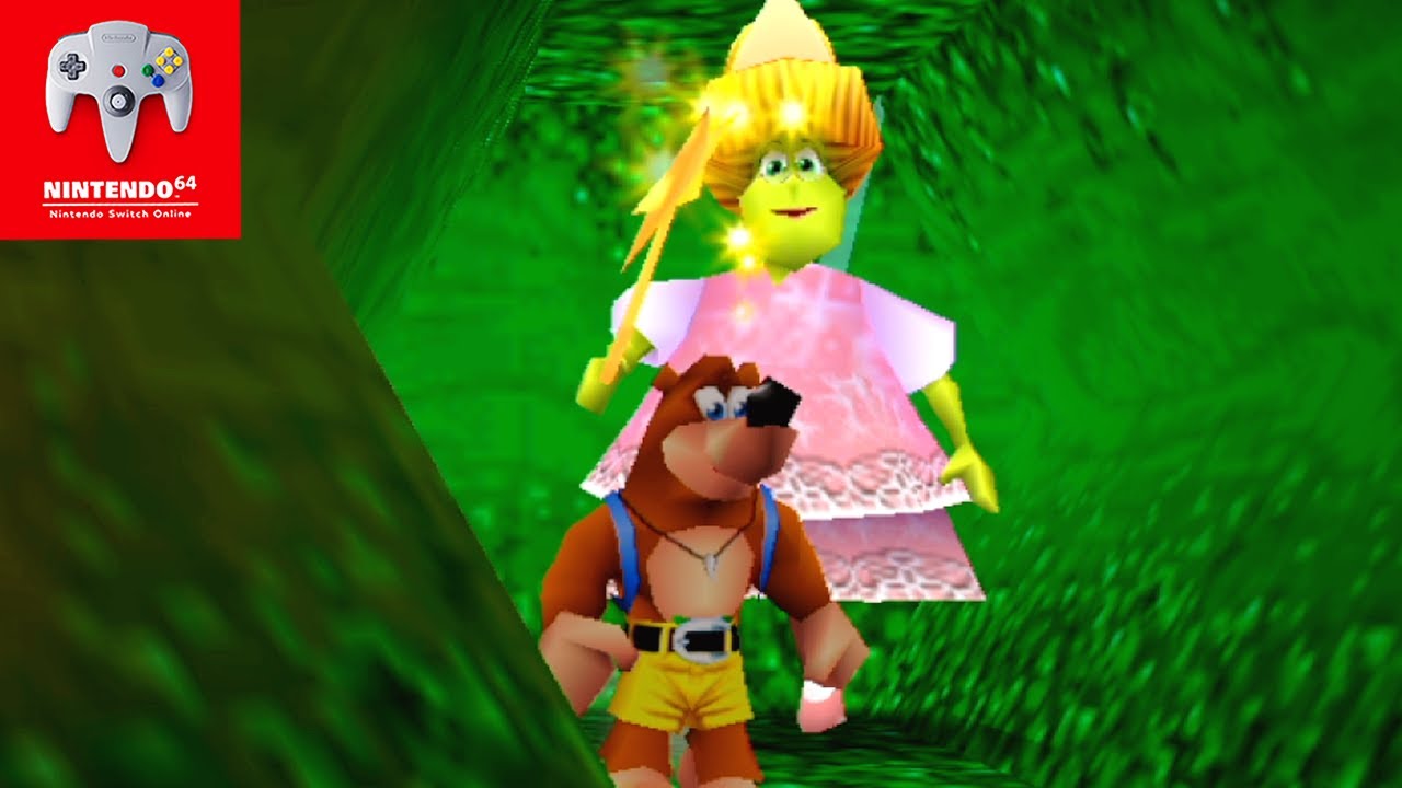 Banjo-Kazooie Switch Online N64 - 100% Walkthrough Part 6 No Commentary Gameplay - Bubblegloop Swamp