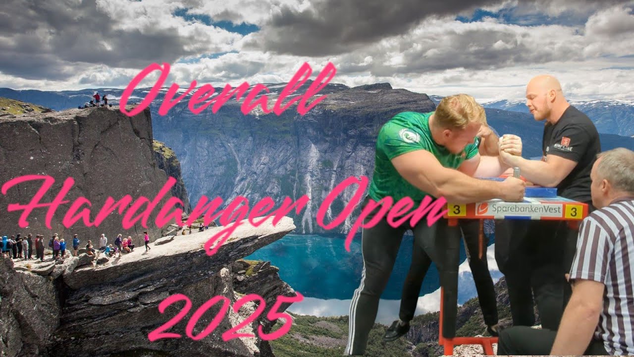 Overall Hardanger Open 2025 #håndbak #armwrestling #sandrissedis