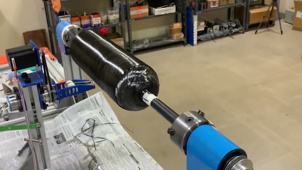 Filament winding, Type III Pressure Vessel,  Vashishtha Research