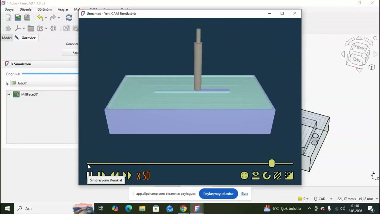 2 freecad cam