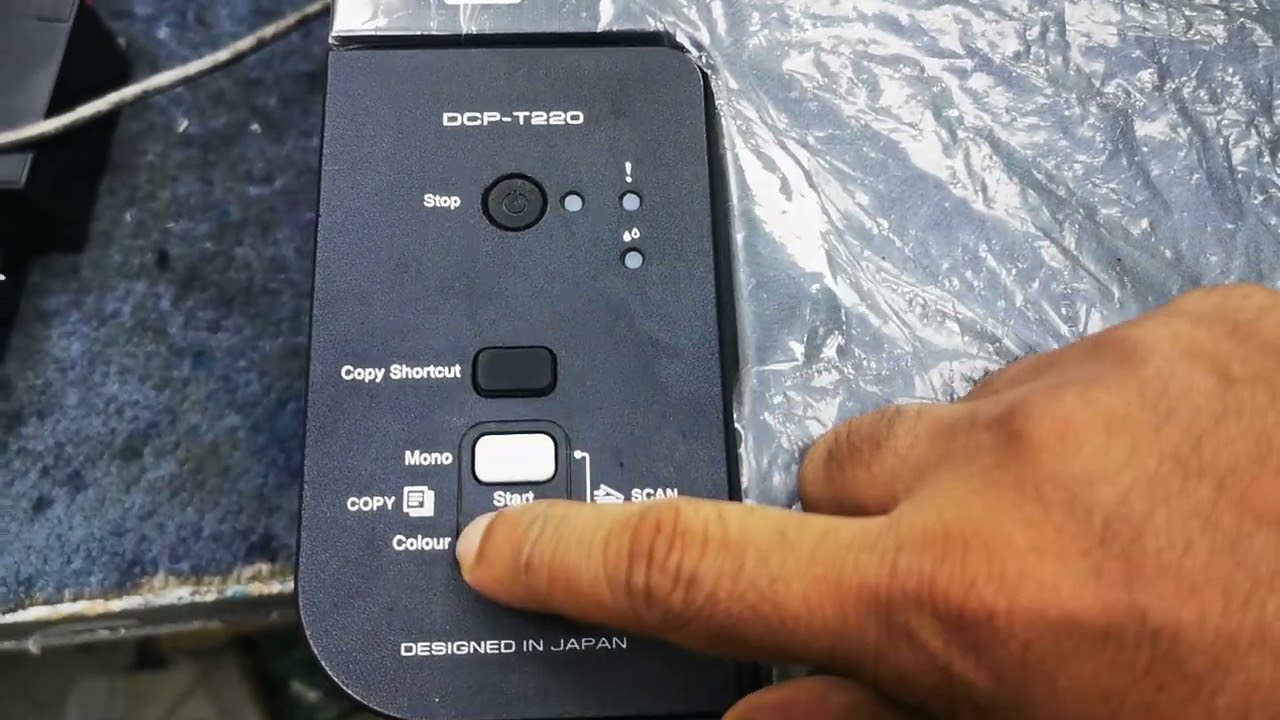 how to reset brother DCP t220 420 printers ink pad full,Ink Box Full message without any password