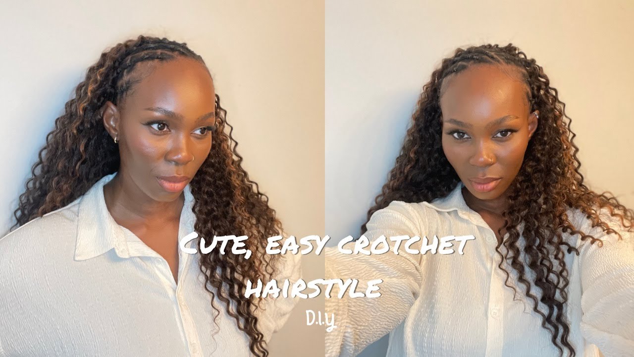 Cute Rubberband Crotchet Hairstyle | Kevwe Ekpagha