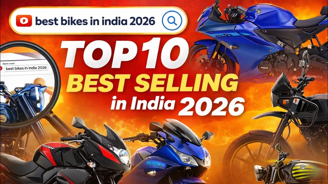 Most Popular Bikes in India 2026 | Top 10 Best Selling Motorcycles