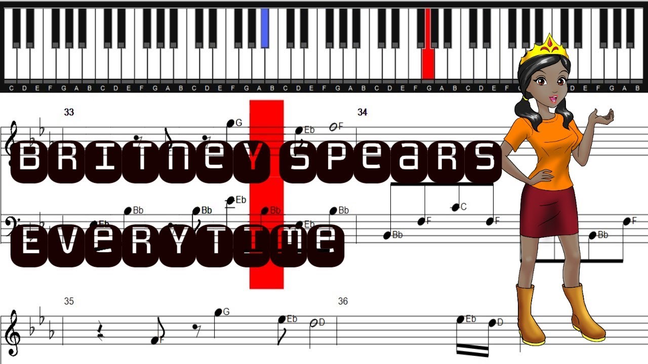 Britney Spears Everytime Piano Version | Piano Cover