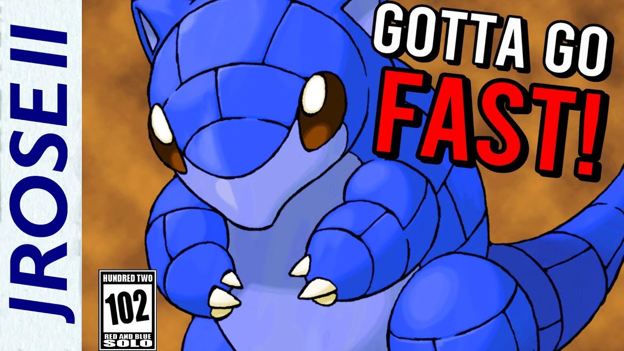 How FAST can you beat Red/Blue with Sandshrew?