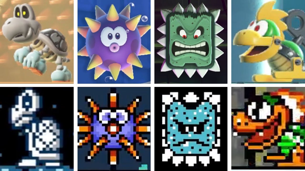 SUPER MARIO BROS. WONDER - All Enemy Origins