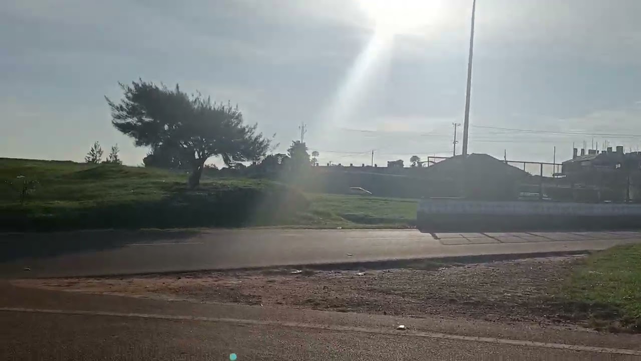 The mighty Uganda Express Highway starts  on the way from Entebbe International Airport