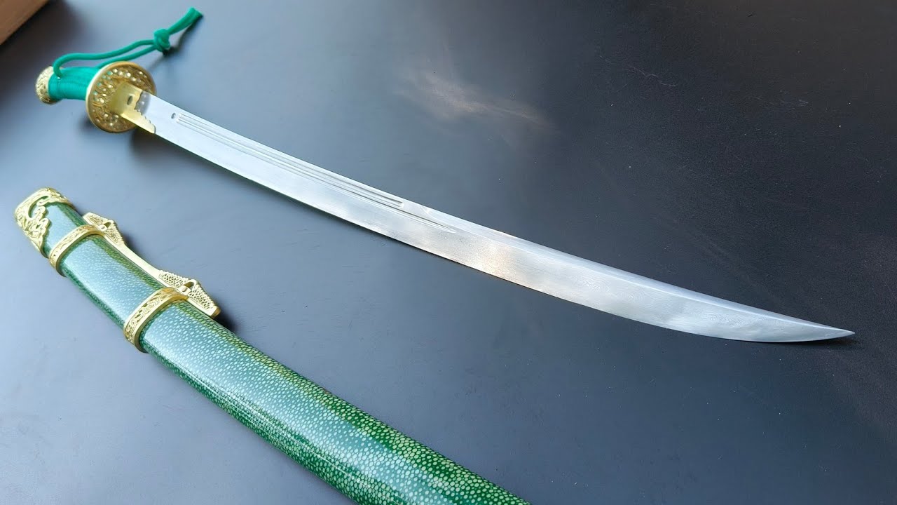 [New product]Liu Ye Dao(Willow leaf Saber) Sandwich steel柳叶刀——LK Chen Sword