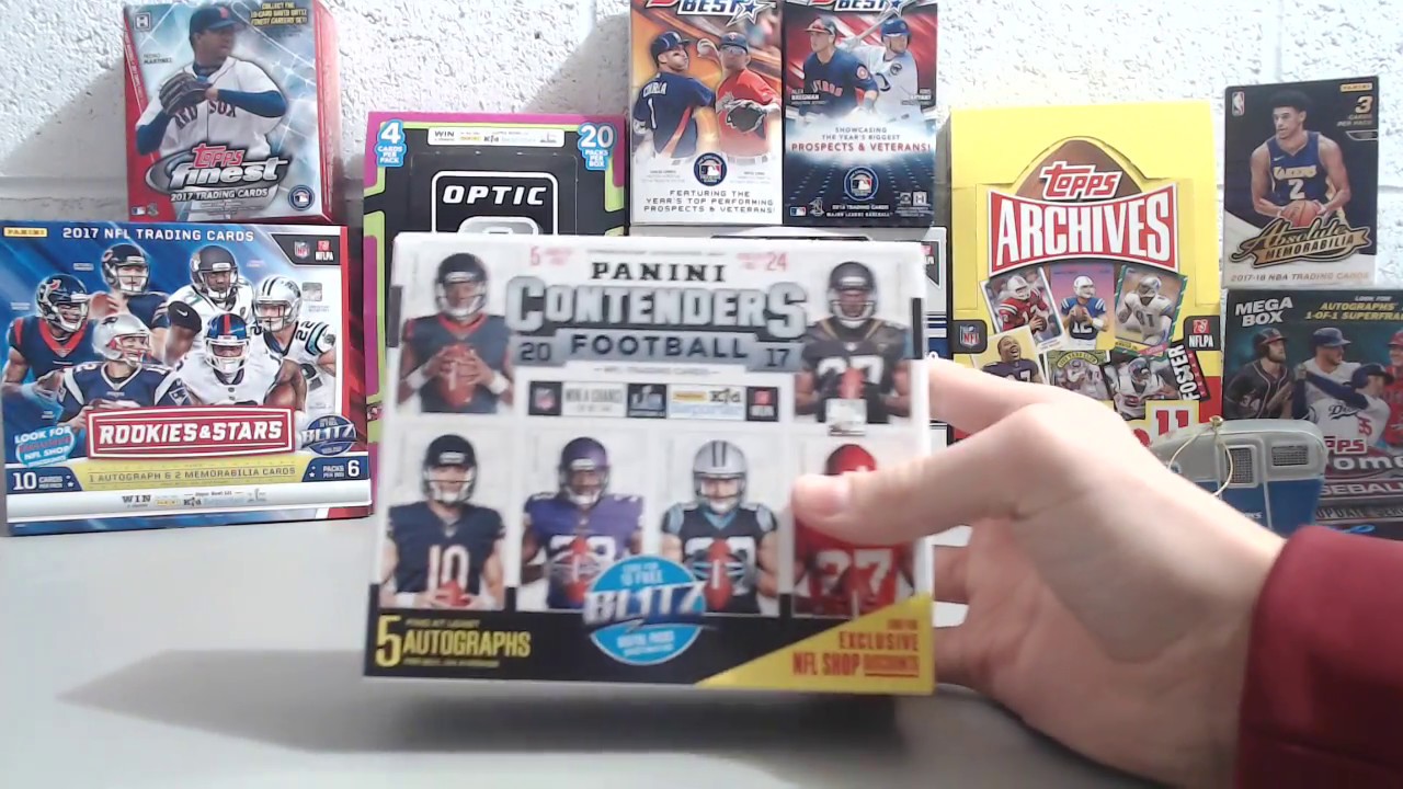 2017 Panini Contenders Football Hobby Box Awesome!!!