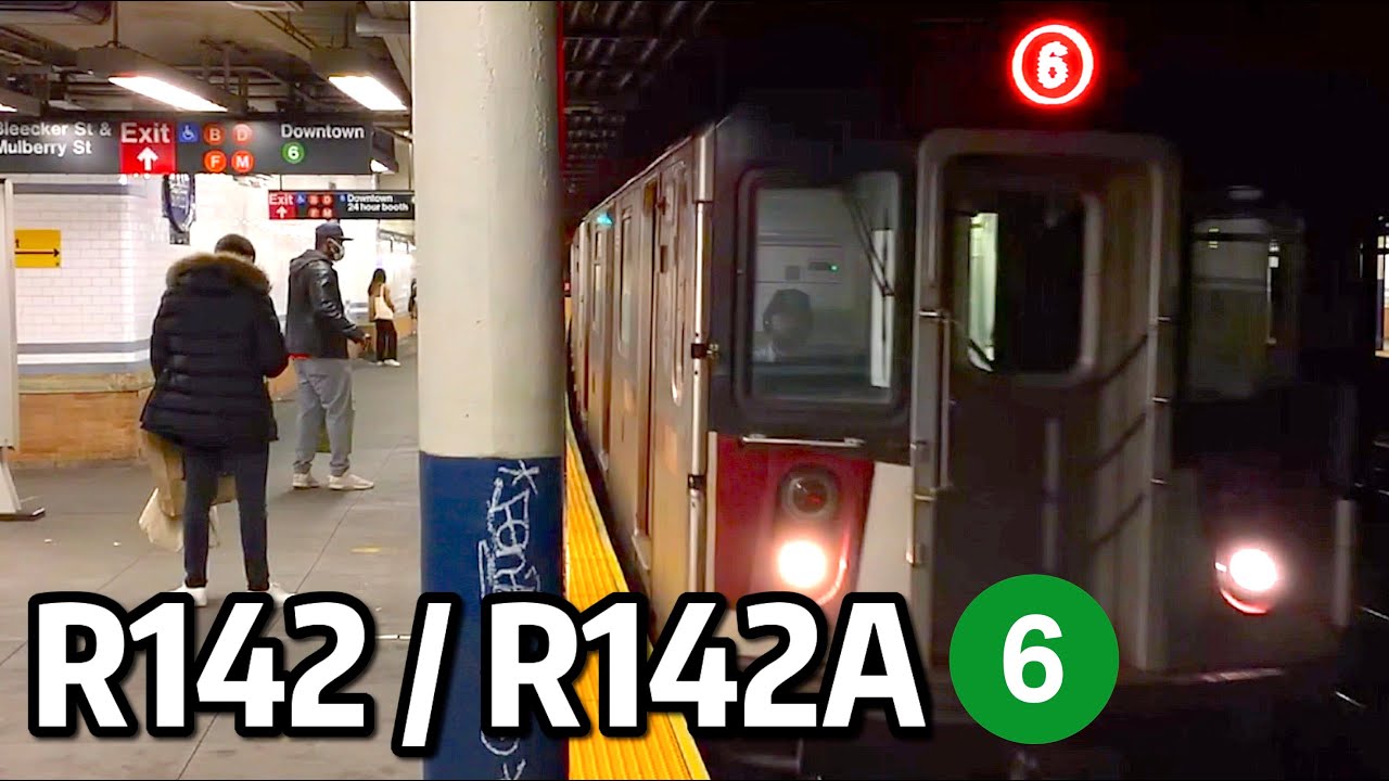 ⁴ᴷ⁶⁰ R142 and R142As Running in 6 Line Service