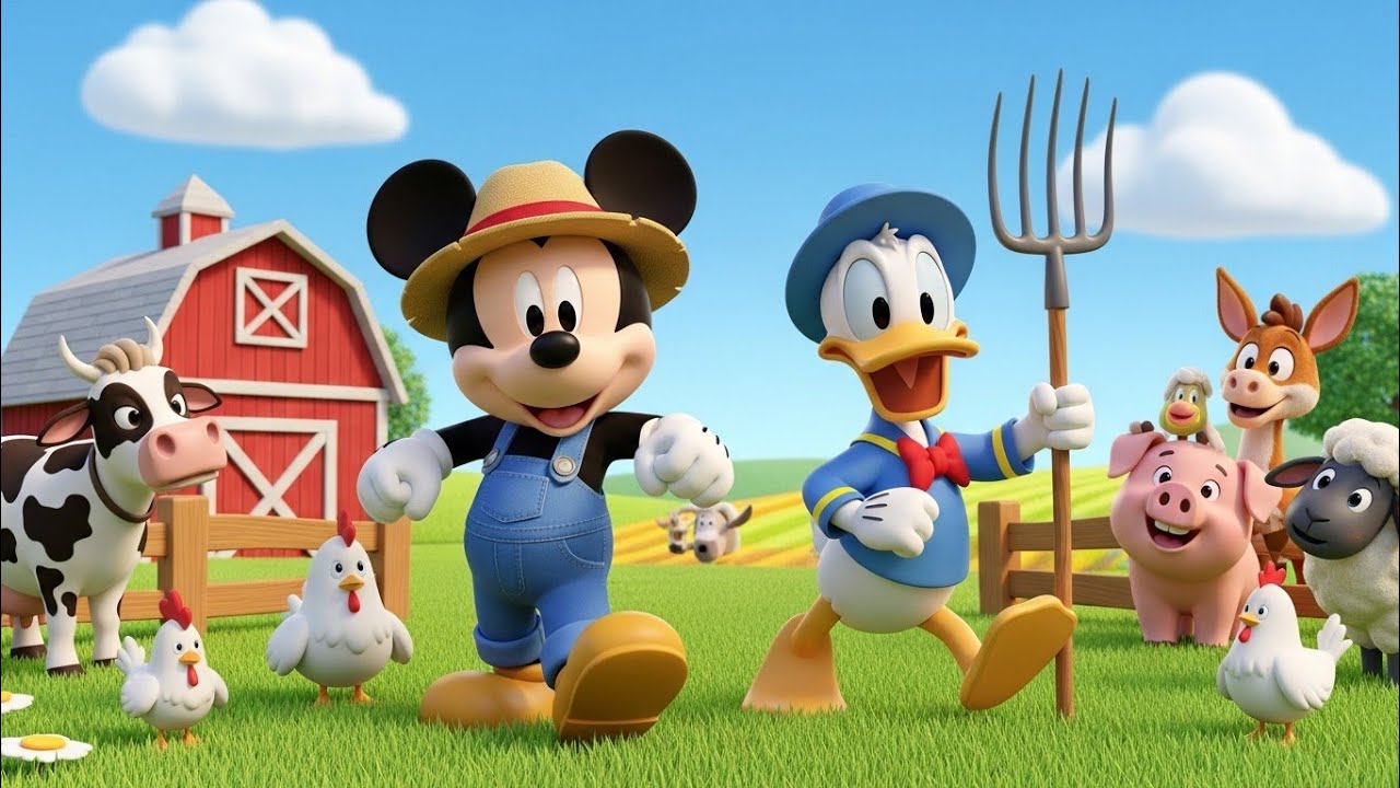Mickey Mouse & Donald Duck’s Happy Farm Adventure | Fun Farm Cartoon for Kids