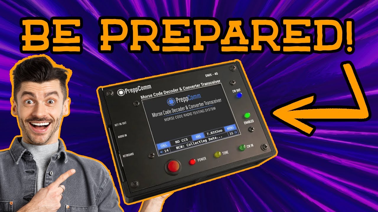 Prepare for the Worst with the MMX Morse Code Transceiver