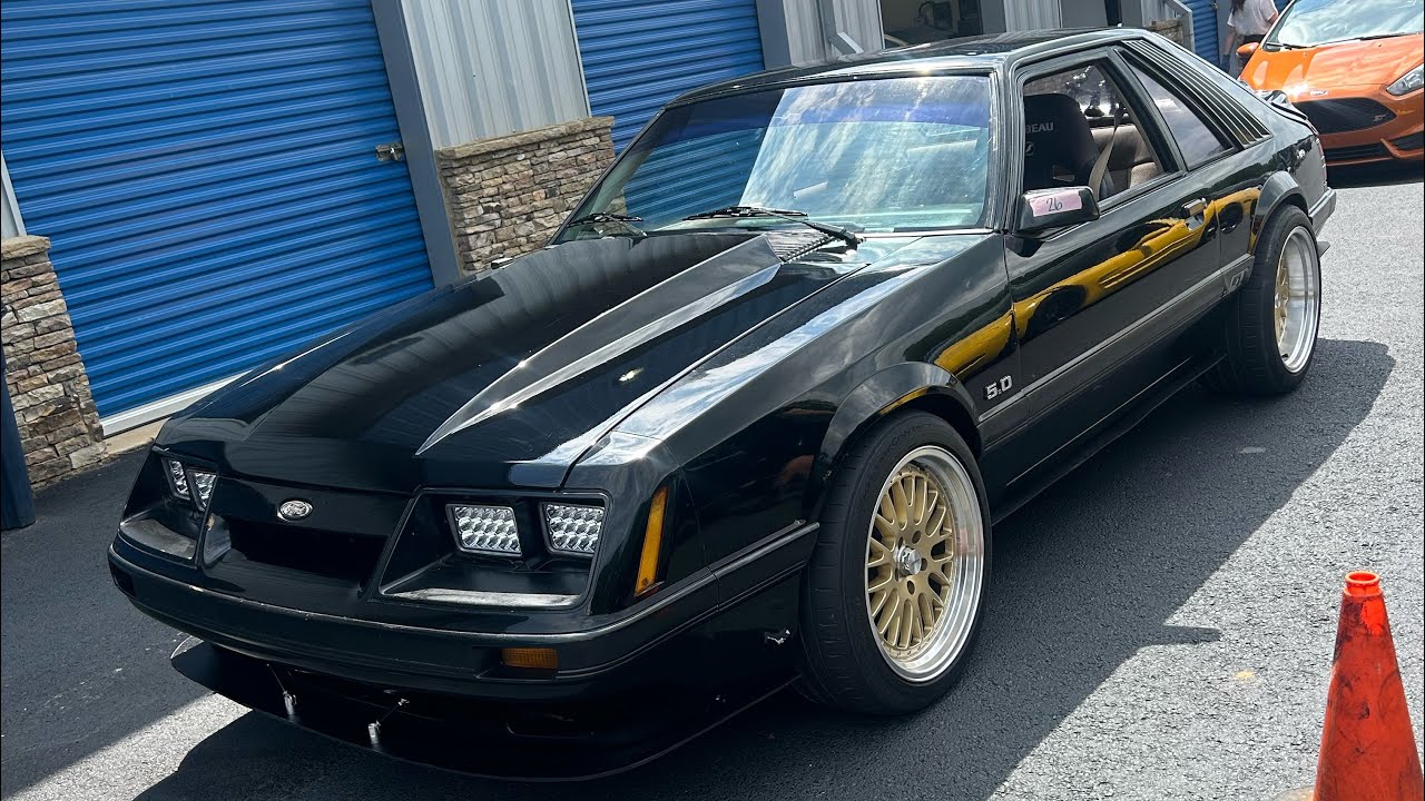 Autocross fox Beating expensive cars in a cheap mustang !! Met Thatdudeinblue!!