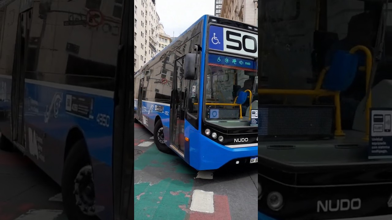 Linea 50 interno 4350! (con nuevo esquema GCBA) Todo Bus Retiro, Agrale MT17. Marzo 2025