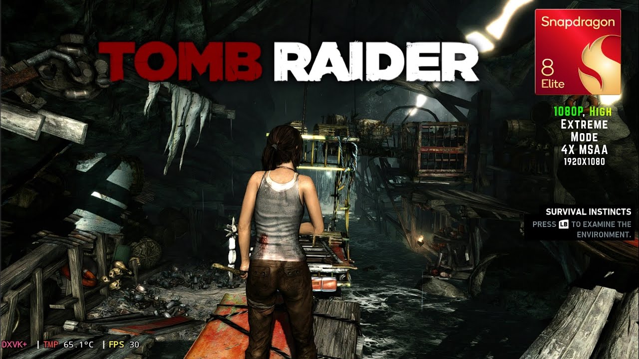 Tomb Raider 2013 GOTY Gameplay - Snapdragon 8 Elite (4K 60 FPS) at High Settings !!!
