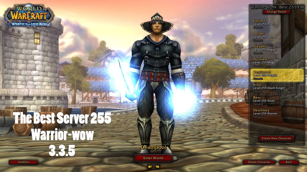 Warrior-WoW -- Server LvL 255