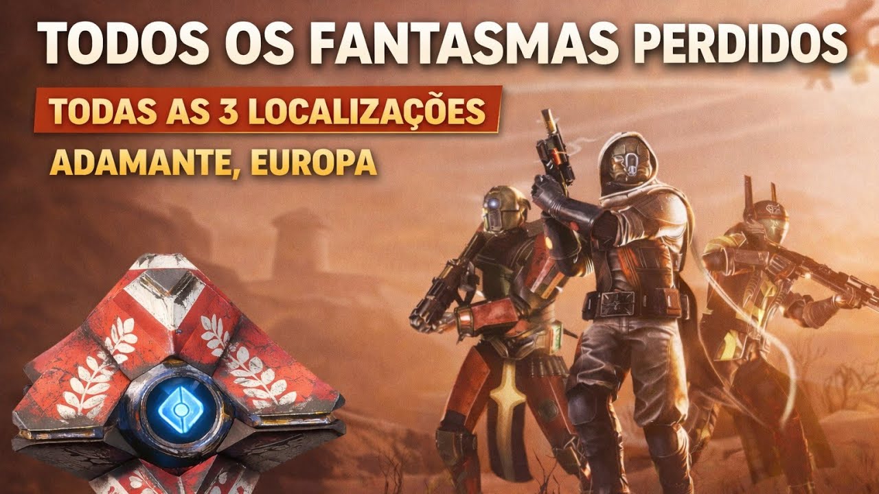 Localização dos 3 Fantasmas Perdidos ( Adamante , Europa ) Destiny 2 Insurgentes