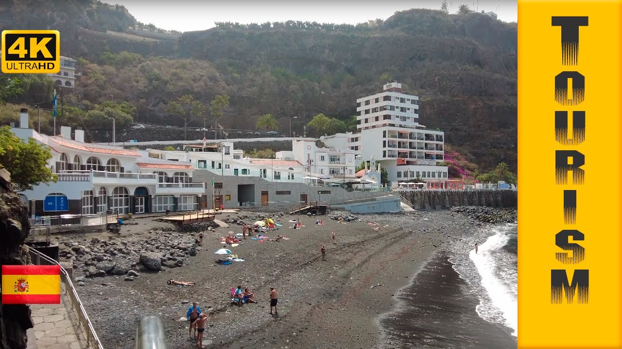 Playa San Marcos - coastline of Icod de Los Vinos - North Tenerife - overview, walk.