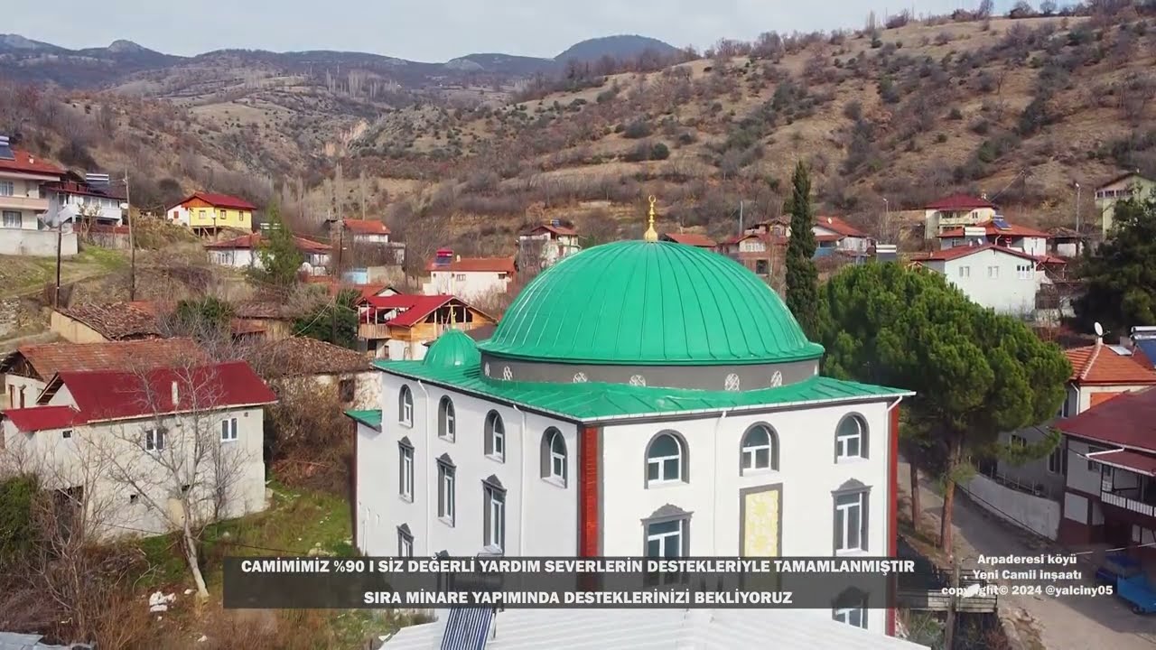 Arpaderesi köyü cami inşaatı