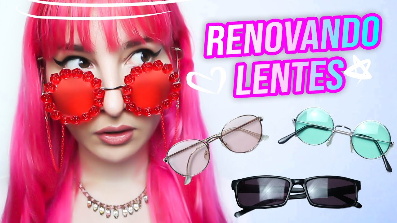 Quería REVIVIR MIS LENTES DE SOL estilo diva y así quedaron... ☀ Renovando gafas ☀