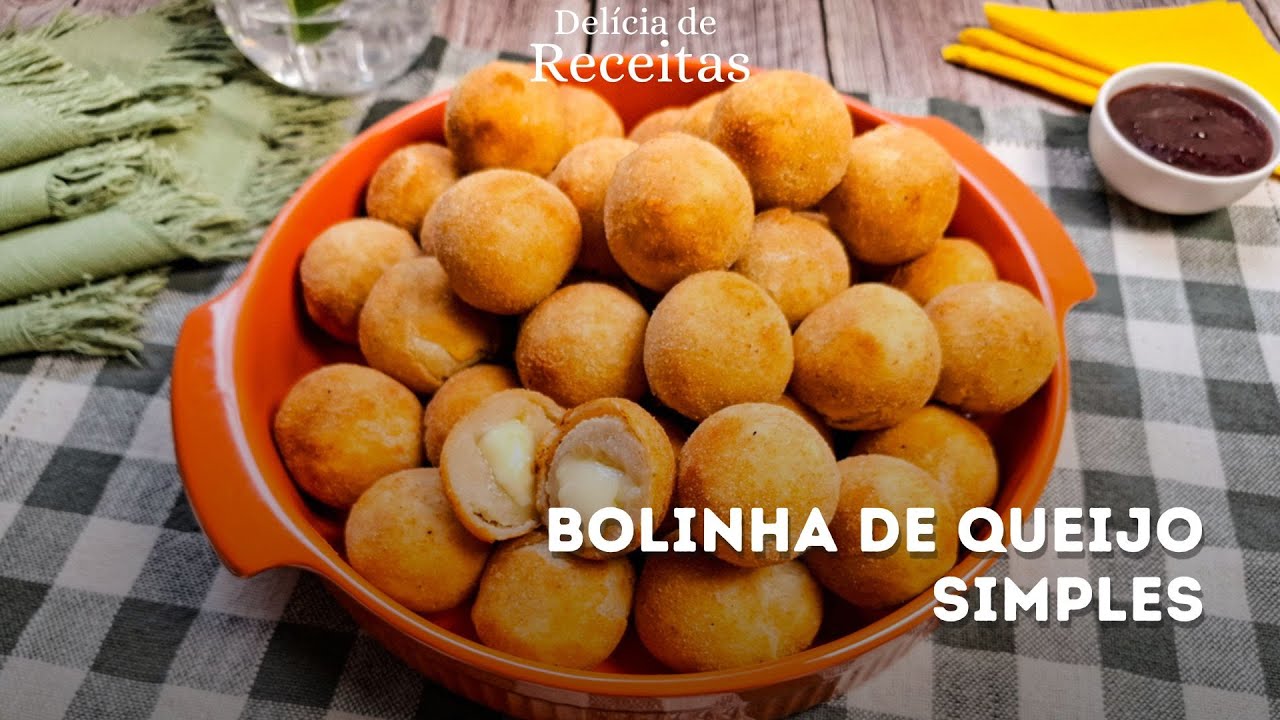 Receita de Bolinha de queijo simples - DELÍCIA DE RECEITAS