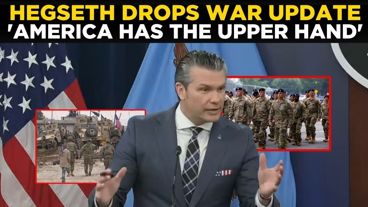 US IRAN WAR LIVE: Hegseth Says America Is 'One Step Ahead' of Iran, 'We Will Win This War'