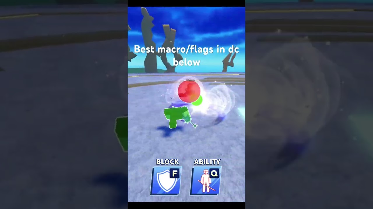 Best flags/macro for blade ball below
