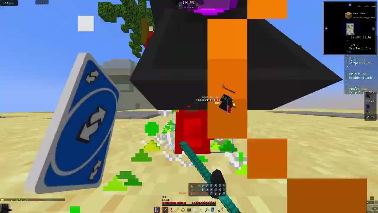 minecraft mineghost & zenitmc & hazebox kill montage