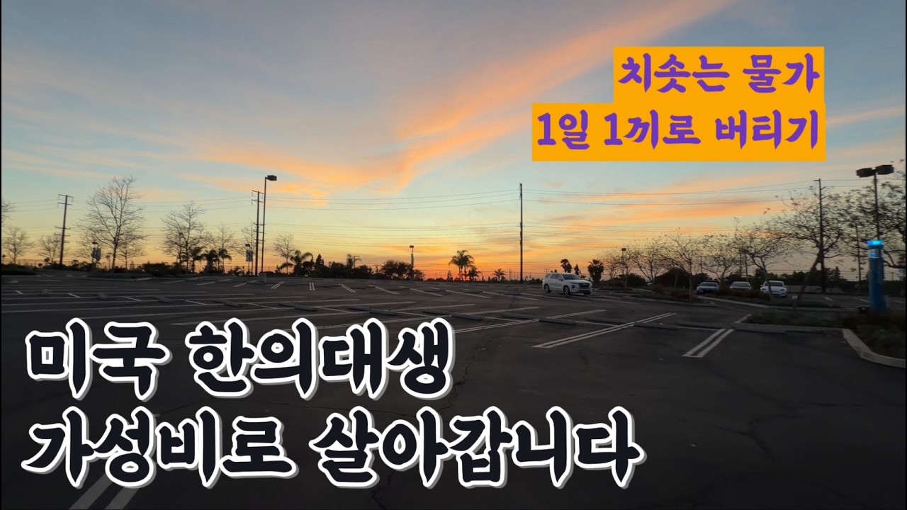 미국 한의대생 가성비로 살아갑니다
