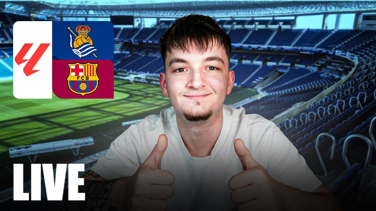 LIVE REAL SOCIEDAD - BARCELONA | SEARA DE LALIGA | VISCA BARCA