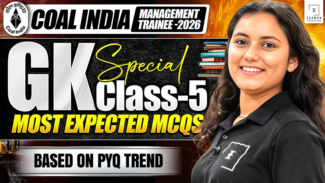 CIL MT 2026 General Awareness | Most Expected GK | Selection वाले Questions 🔥