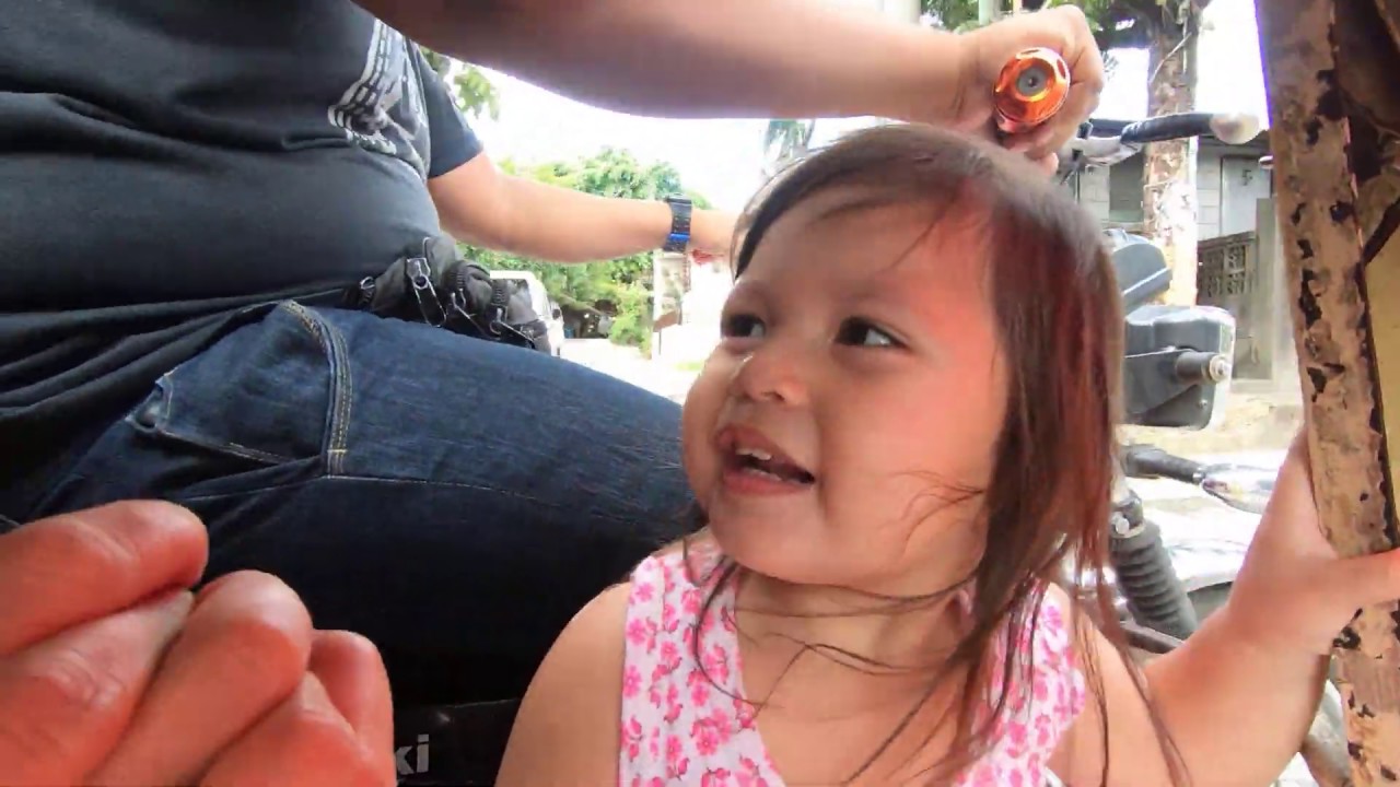 Philippines, tricycle ride from DLC Homes 3 to Meralco