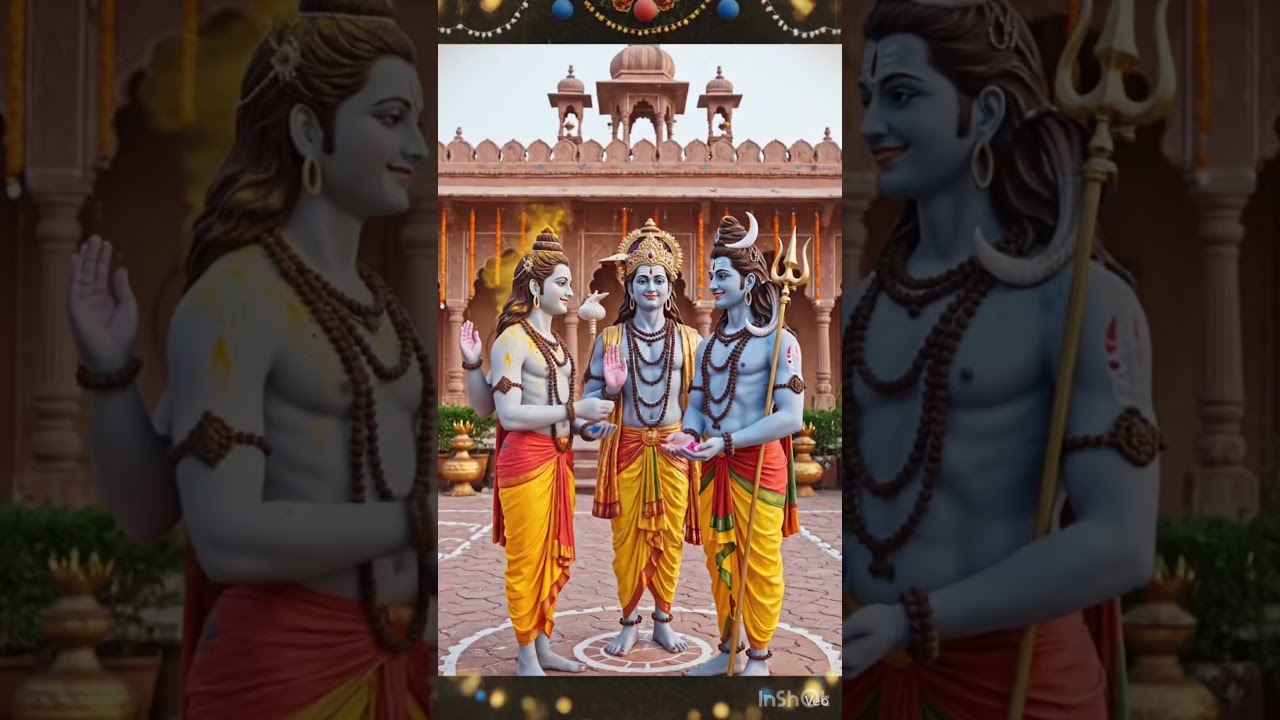 तीनों लोकों में गूंज उठा रंगों का उत्सव#divyaholi#mahadev#viralvideoshortsyoutube#🌈#trendingnow