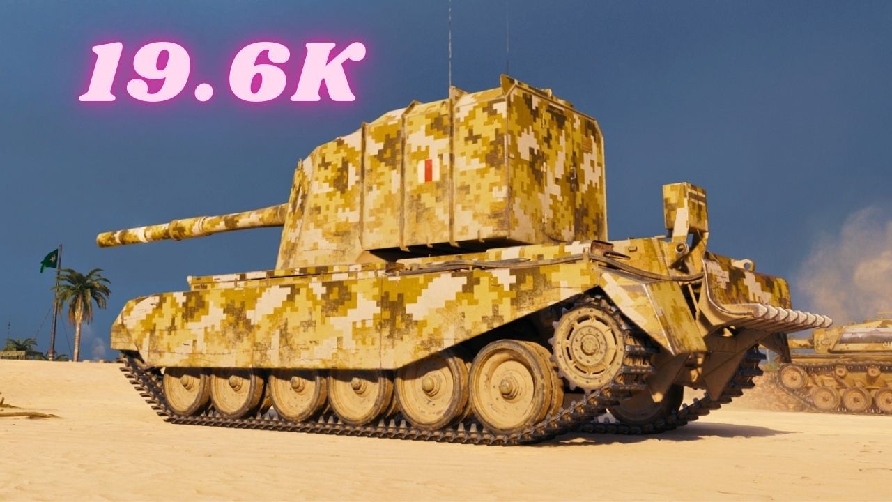19.6K Damage with FV4005 Stage II 10K & FV4005 - 9.6K Damage World of Tanks