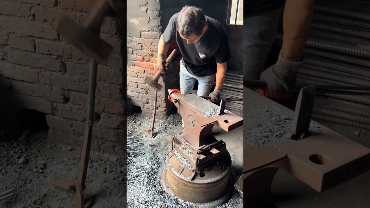 Forged round-nose pliers 