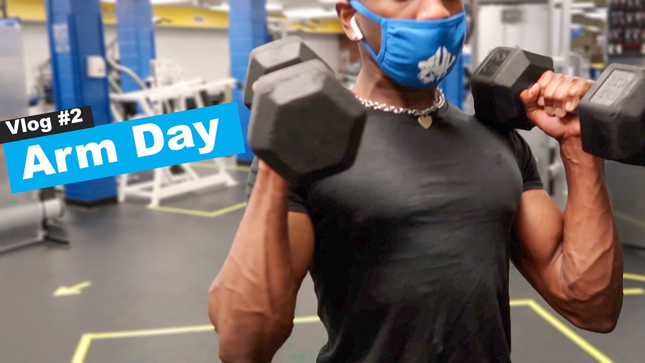ARM DAY | WORKOUT | VLOG 2