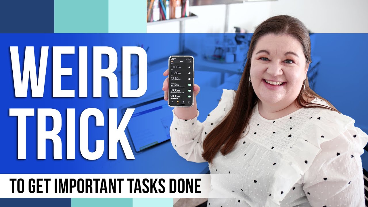 My Weird Trick for Getting Important Tasks Done | How To Remember To Get Things Done